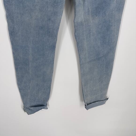 Kensie Jeans The Ultimate High Rise Skinny Raw Slit Edge Hem Womens 30 10 - Picture 6 of 11